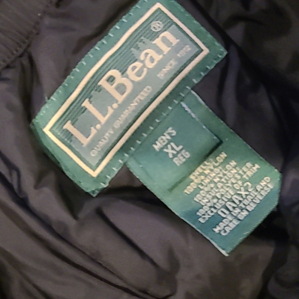 L.L.BEAN Black men's thermal insulation Ski/Snow Pants Xl - Picture 2 of 5